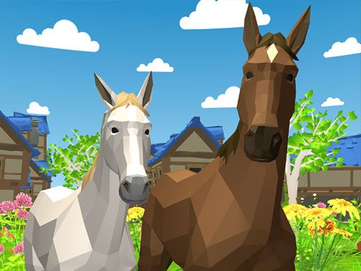 Horse Family Animal Simulator 3D — Ação